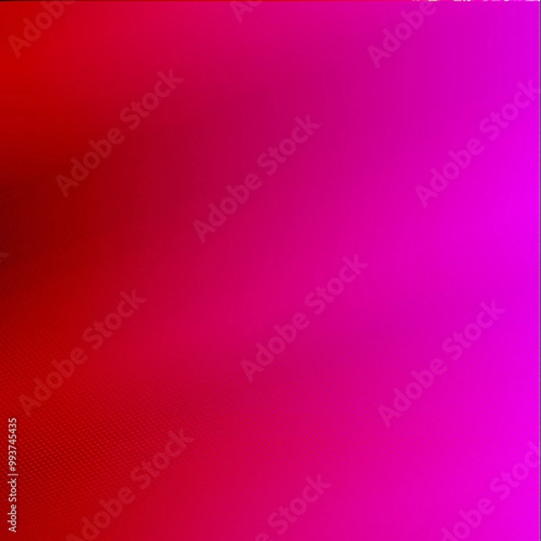 Fototapeta Reddish pink gradient square background with copy space for text or image, Best suitable for online Ads, poster, banner, sale, card, celebrations and various design works