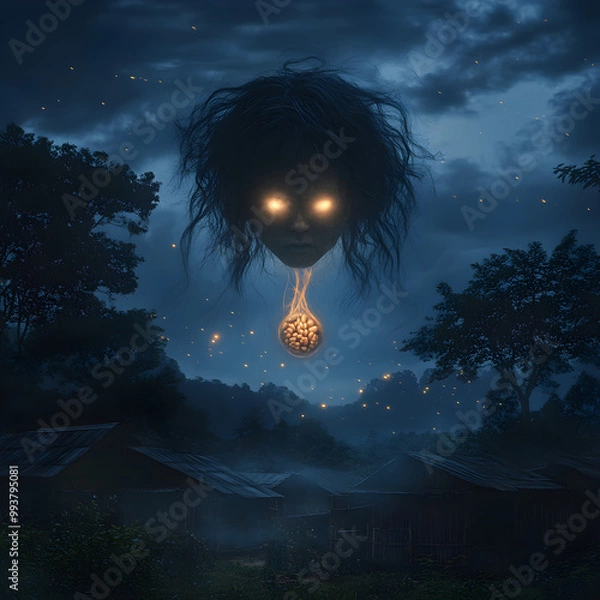 Obraz night and ghost