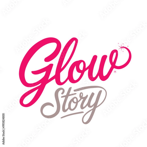 Obraz Glow Story Logo