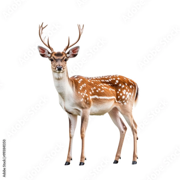 Fototapeta deer isolated on white