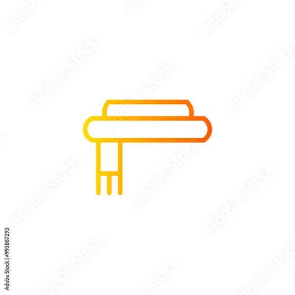 Fototapeta clothes gradient icon