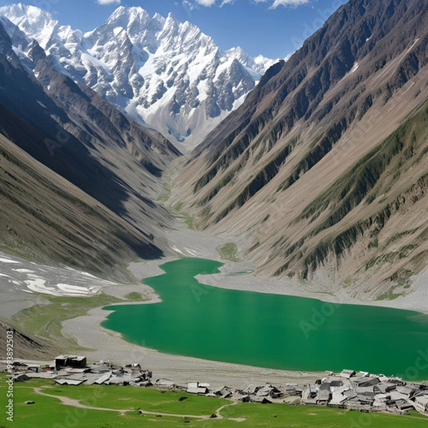 Fototapeta lake in the mountains