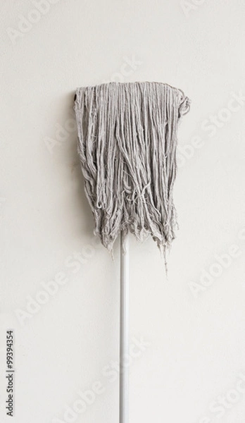 Fototapeta Isolated mop on white background.