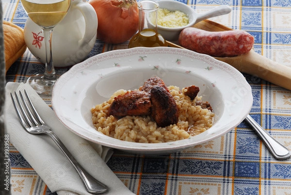 Obraz Risott cunt la luganega - Primi - Ricetta della Lombardia