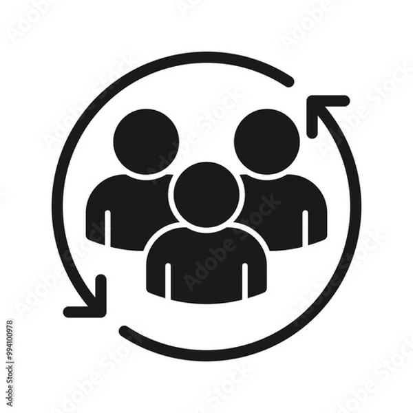 Obraz Inclusion icon vector illustration design. Color editable