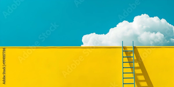 Obraz Cloud Ladder Conceptual Art