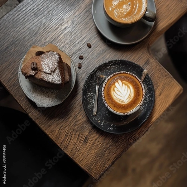 Obraz coffee and cookies