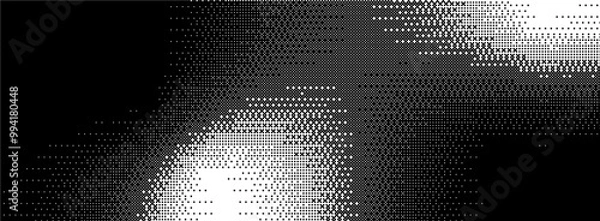 Obraz Y2K bitmap rectangle element template for trendy retro banner designs