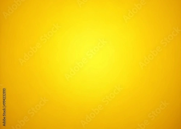 Obraz Golden Yellow Gradient Background with Soft and Smooth Texture – Uniform Light to Dark Transition in Center for Elegant and Modern Design Projects, Ideal Base for Adding Text and Elements