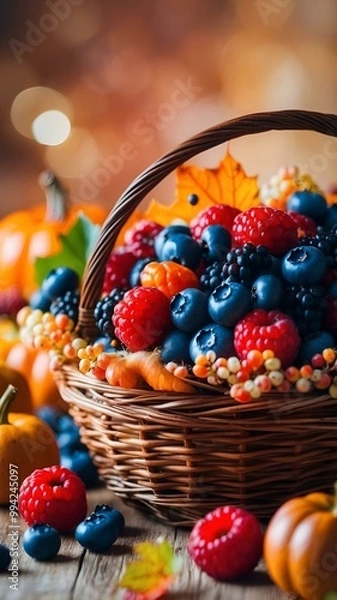 Obraz berries in a basket