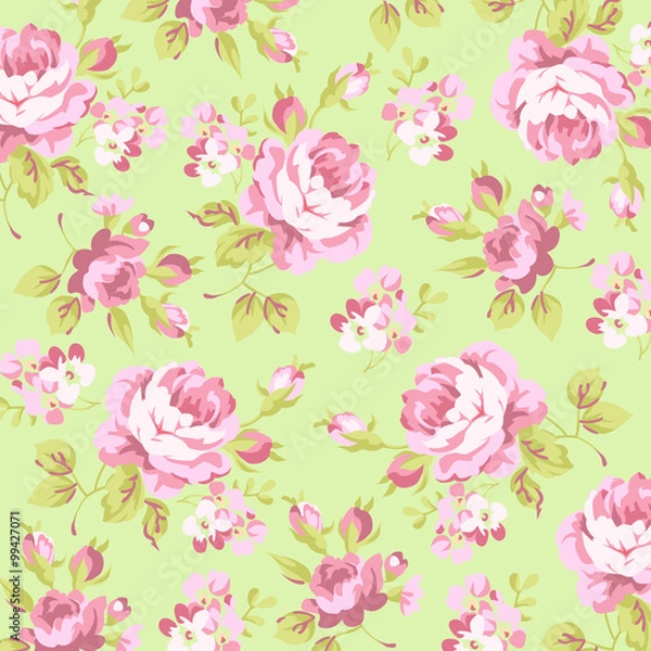 Fototapeta Beautiful floral pattern