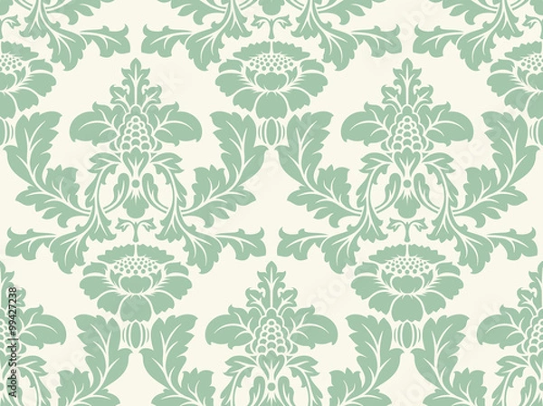Obraz Vector seamless damask pattern