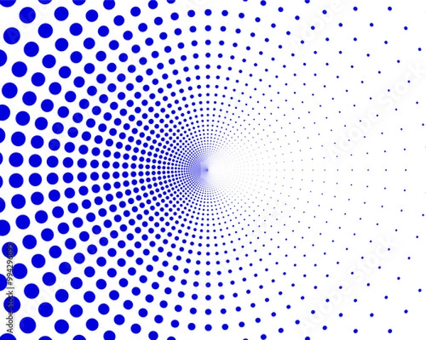 Obraz Abstract background Blue dotted lines concept vector design