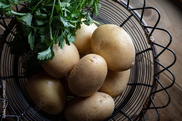 Obraz potatoes in a bowl