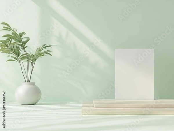 Obraz AI-powered Image Analysis, AI software analyzing photographs, showcasing image recognition capabilities, set against a modern photography studio background, 3D illustration