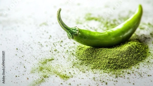 Obraz The Green Chili and Powder