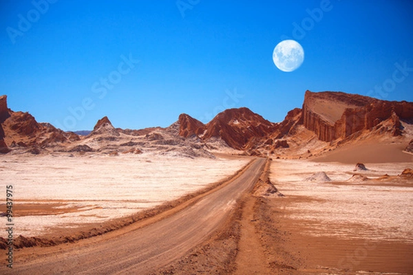 Fototapeta Amfiteatr to piękna formacja geologiczna Doliny Księżycowej