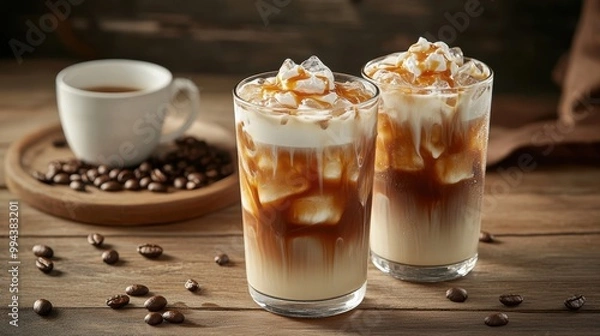 Obraz The Refreshing Iced Coffee Duo