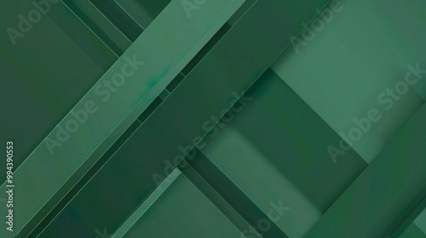 Fototapeta Green_gradient_simple_and_fresh_geometric_lines