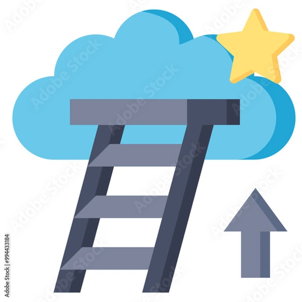 Fototapeta Career Ladder Icon