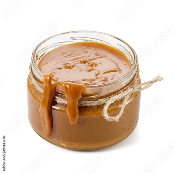 Obraz salted caramel in a jar
