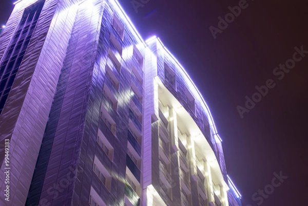 Obraz the building in the night