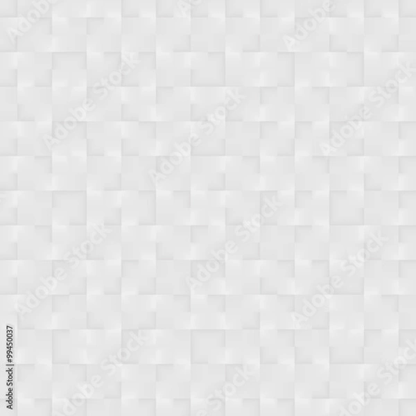 Fototapeta White texture - 3d seamless pattern.