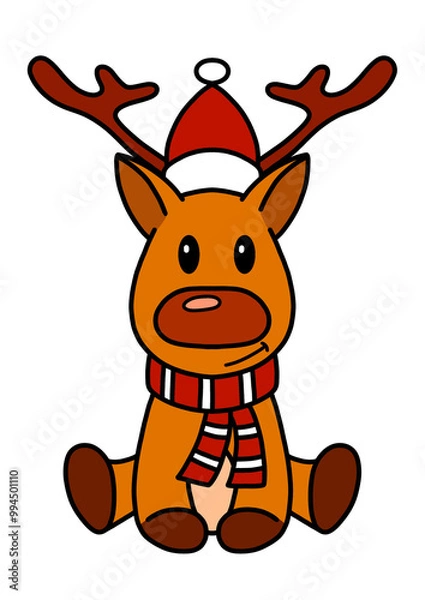 Fototapeta Christmas deer