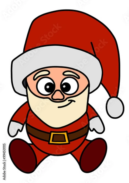 Fototapeta Funny Santa Claus