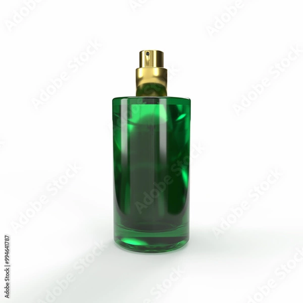 Obraz perfume bottle isolated. 3D rendering