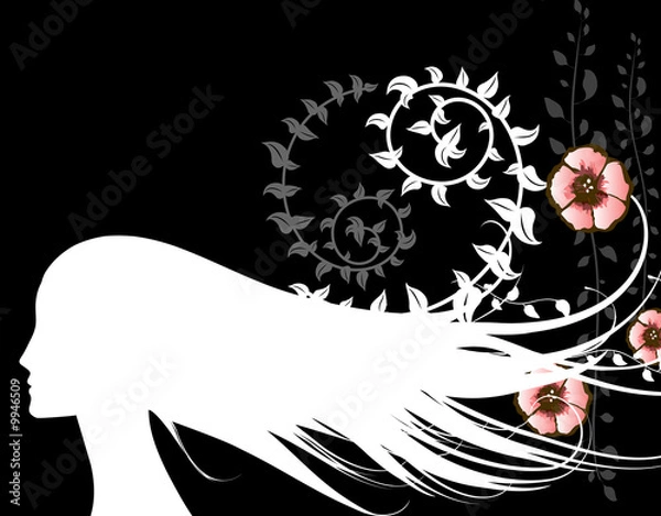 Obraz Girl Silhouette