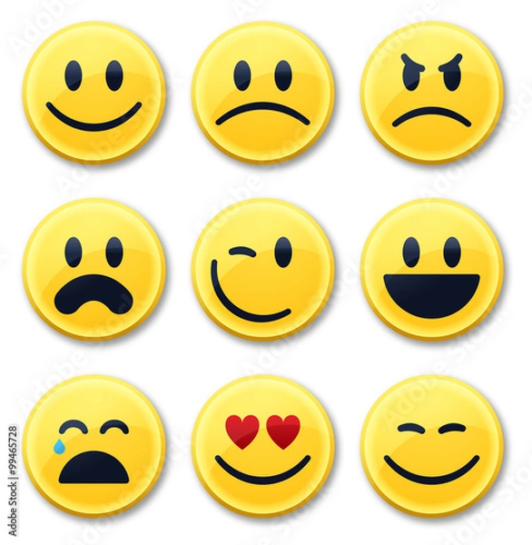 Obraz Smile and Emotion Faces