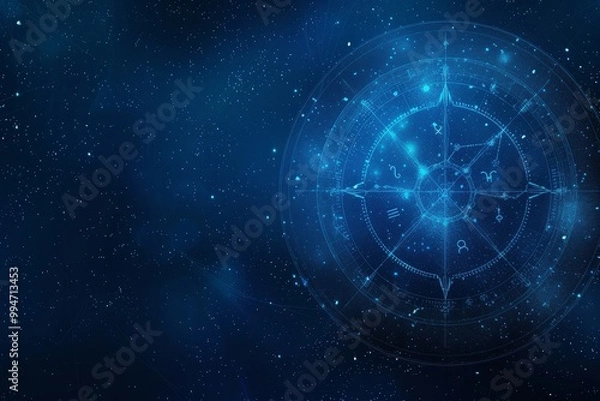 Fototapeta Celestial Tapestry of the Zodiac
