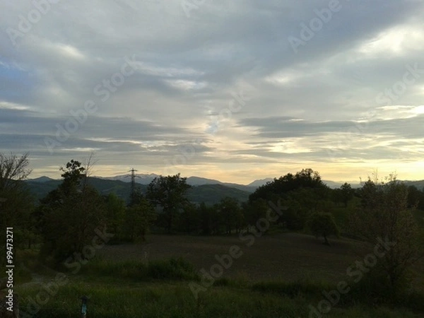 Obraz Sunset landscape