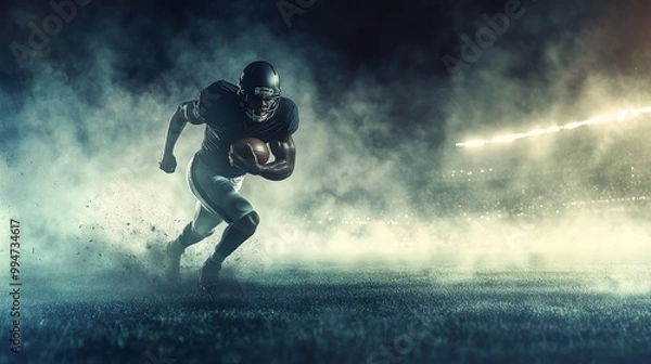 Obraz Intense Football Action