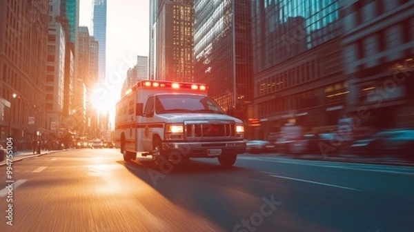 Obraz Emergency Response in Urban Setting