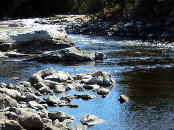 Obraz river in the mountains