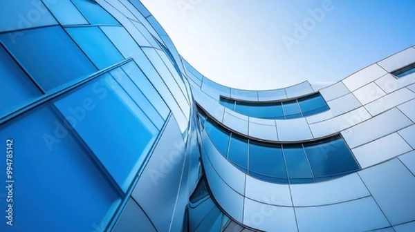 Fototapeta Modern Blue Architecture