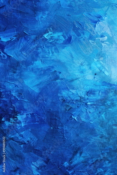 Obraz background for portrait blue color paint texture