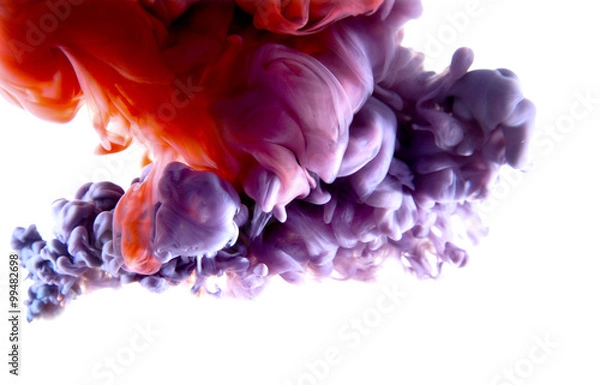 Obraz purple red abstract art