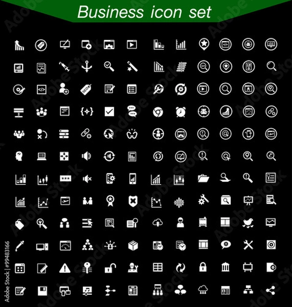 Obraz Business icons Set 
