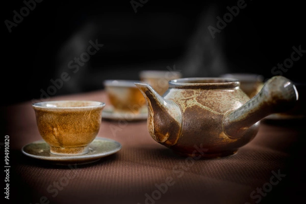 Obraz teapot and cups
