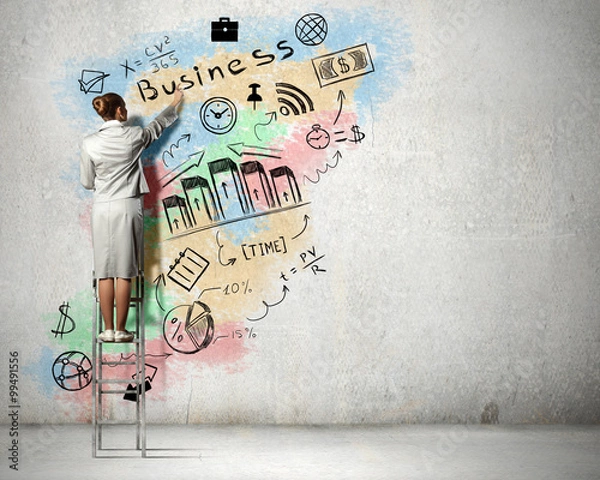 Obraz Business strategy planning