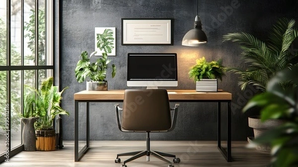 Fototapeta Workspace concept : creative work place desk and copy space. 