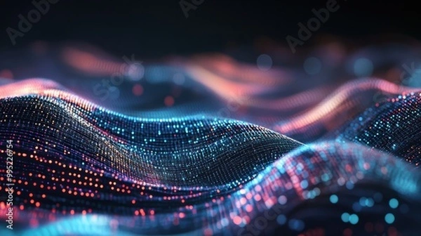 Fototapeta abstract technology communication concept. background