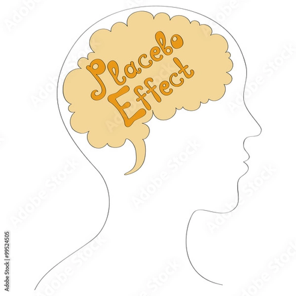 Obraz Placebo effect vector background