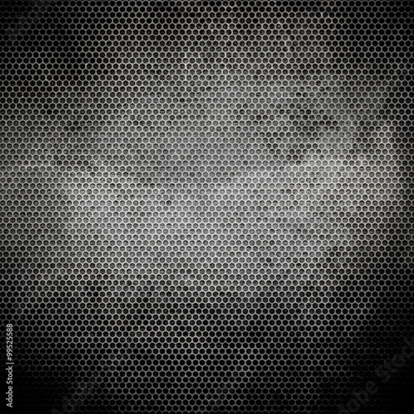 Fototapeta metal grid background