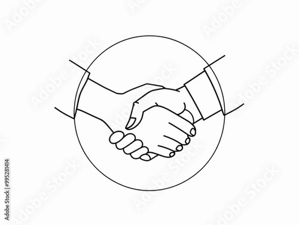 Fototapeta Hand in Hand: Embracing Collaboration and Teamwork Through Unity