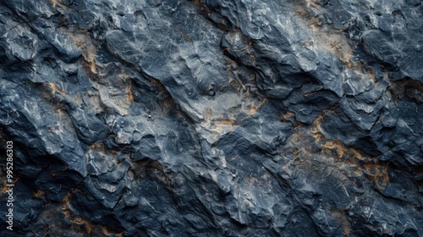 Fototapeta Uniquely Patterned Granite Surface. Distinctive Textures Concept