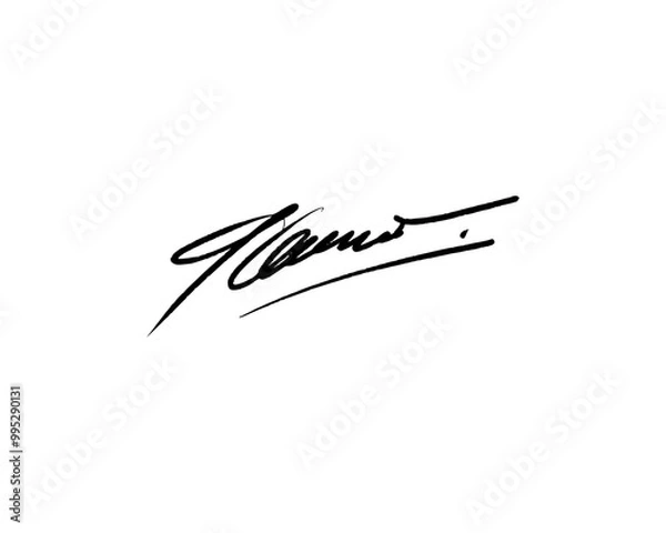 Fototapeta Abstract signature ideas starting with the first letter Q. Vector with transparent background or alpha channel.